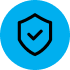 Compliance and tracking icon